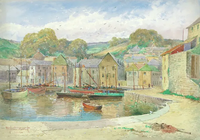 Framed Print : The harbour, Mevagissey, Cornwall Framed Print : The harbour, Mevagissey, Cornwall