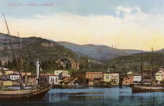 Framed Print : Harbour and Mosque at Izmit, Turkey Framed Print : Harbour and Mosque at Izmit, Turkey