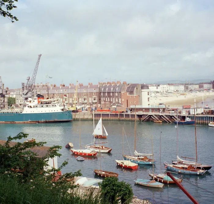 Framed Print : The harbour from the Nothe, Weymouth Framed Print : The harbour from the Nothe, Weymouth