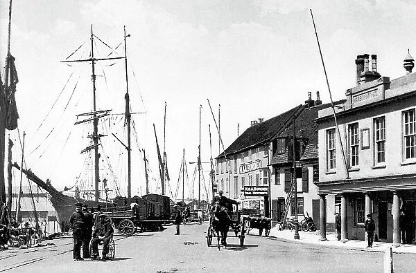 Harbour Offices and Quay, Poole early 1900's