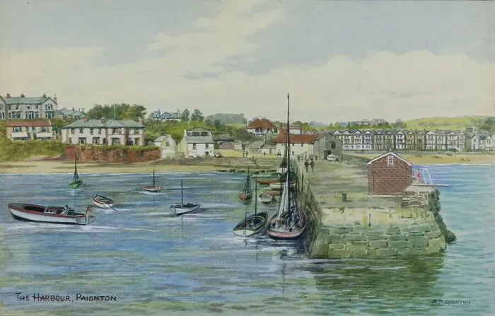 Framed Print : Harbour at Paignton, Devon Framed Print : Harbour at Paignton, Devon
