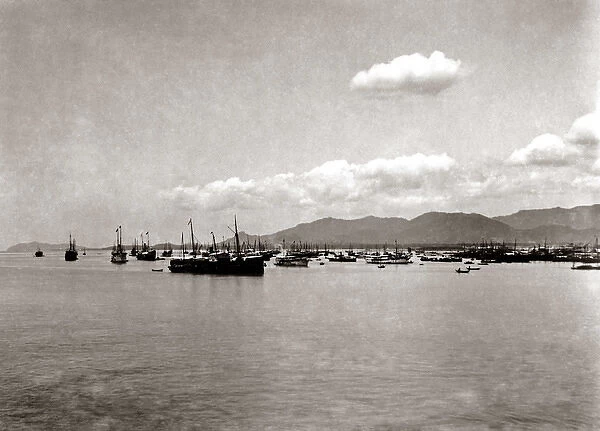 The harbour, Penang, Malaysia, circa 1890