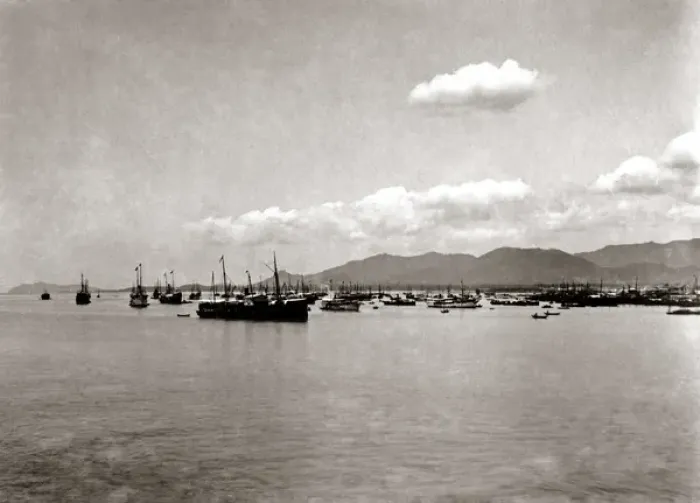 Framed Print : The harbour, Penang, Malaysia, circa 1890 Framed Print : The harbour, Penang, Malaysia, circa 1890