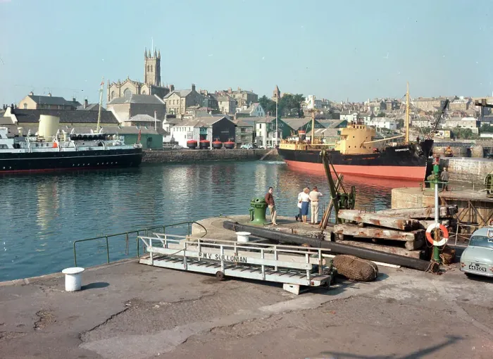 Framed Print : The harbour, Penzance Framed Print : The harbour, Penzance