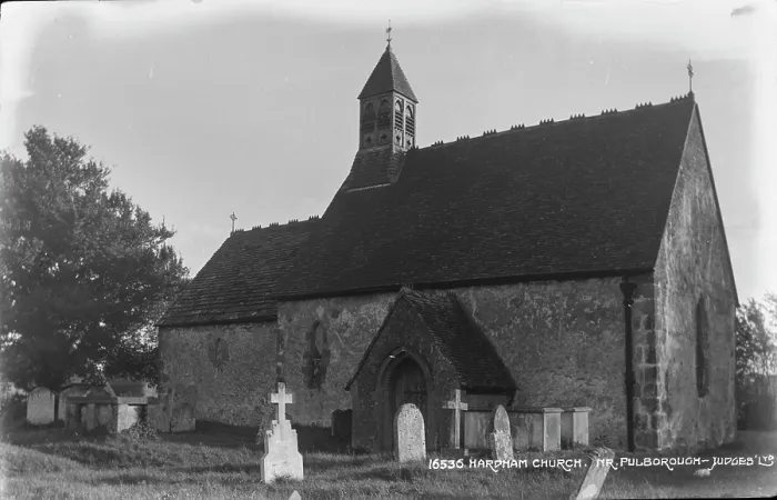 Framed Print : Hardham Church