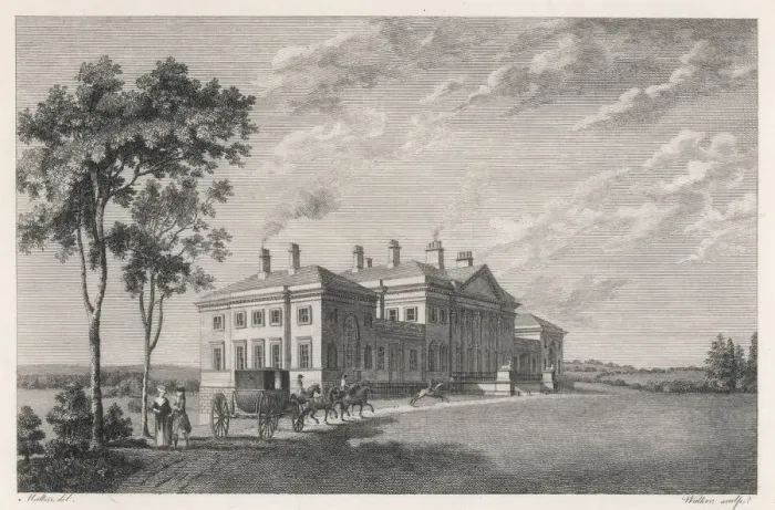 Framed Print : HAREWOOD HOUSE / 1788 Framed Print : HAREWOOD HOUSE / 1788