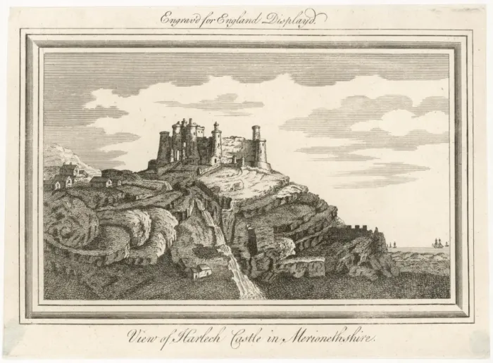 Framed Print : Harlech Castle / Display d Framed Print : Harlech Castle / Display d