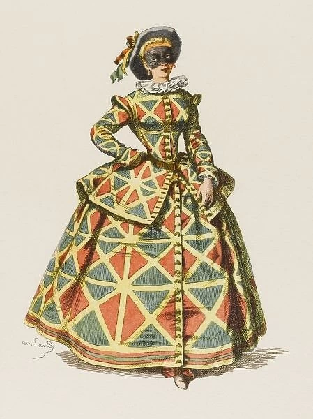 Harlequin  /  Female 1862