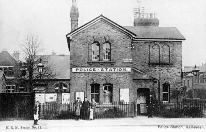 Framed Print : Harlesdon police station Framed Print : Harlesdon police station