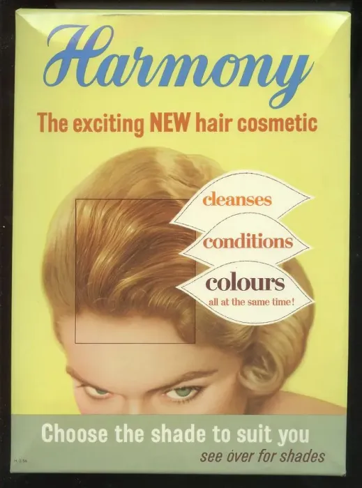 Framed Print : Harmony the exciting NEW hair cosmetic, 1957 Framed Print : Harmony the exciting NEW hair cosmetic, 1957