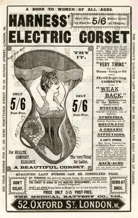 Framed Print : Harness electric corset - a boon to women of all ages Framed Print : Harness electric corset - a boon to women of all ages