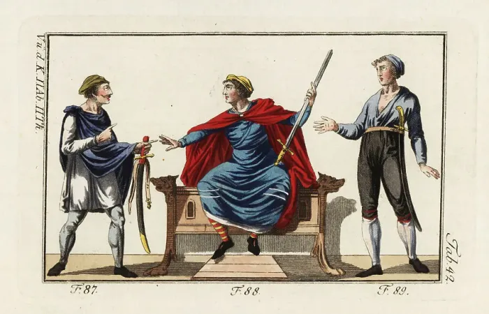 Framed Print : Harold Godwinson captured by Guy I, Count of Ponthieu, 1064 Framed Print : Harold Godwinson captured by Guy I, Count of Ponthieu, 1064