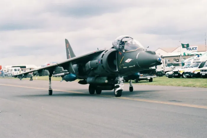 Framed Print : Harrier GR. 7 at Fairford