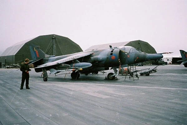 Harrier at RAF Stanley