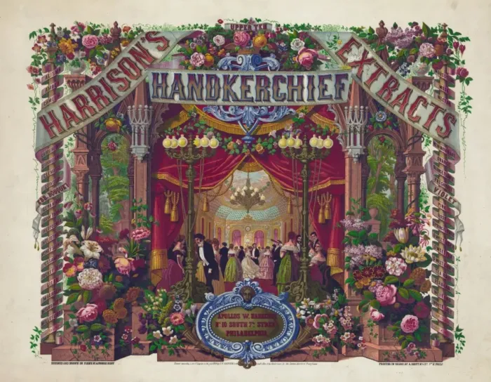 Framed Print : Harrisons handkerchief extracts Framed Print : Harrisons handkerchief extracts