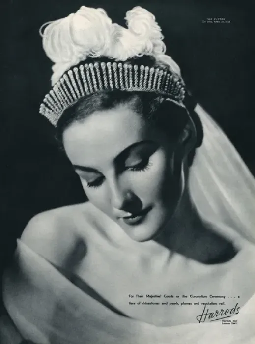 Framed Print : Harrods tiara for court presentations Framed Print : Harrods tiara for court presentations