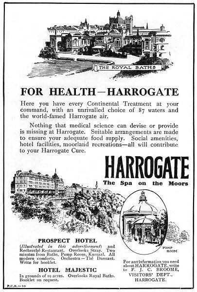 Harrogate advertisement, 1918