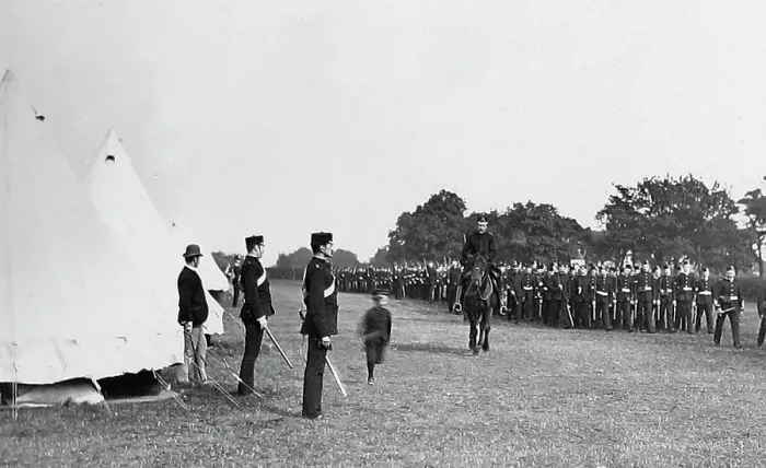 Framed Print : Harrogate Army Harrogate Volunteers camp Framed Print : Harrogate Army Harrogate Volunteers camp