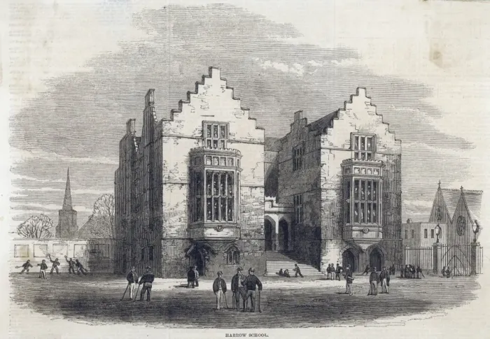 Framed Print : HARROW / ILN 1862 Framed Print : HARROW / ILN 1862