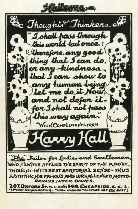 Framed Print : Harry Hall advertising card Framed Print : Harry Hall advertising card