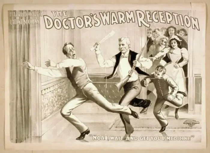 Framed Print : Harry Howards latest success The doctors warm reception Framed Print : Harry Howards latest success The doctors warm reception