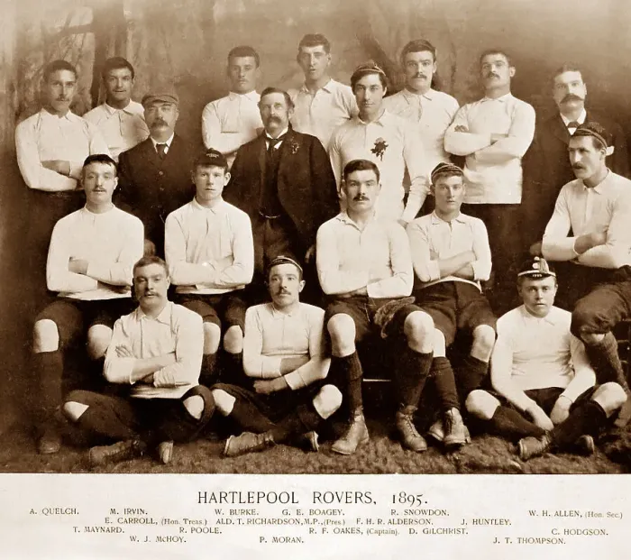 Framed Print : Hartlepool Rovers Rugby Team in 1895 Framed Print : Hartlepool Rovers Rugby Team in 1895