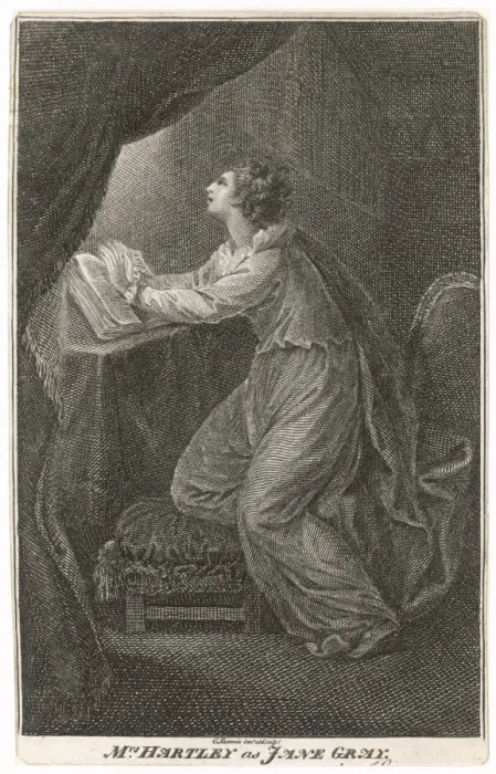 Framed Print : Hartley as Ldy Jane Grey Framed Print : Hartley as Ldy Jane Grey