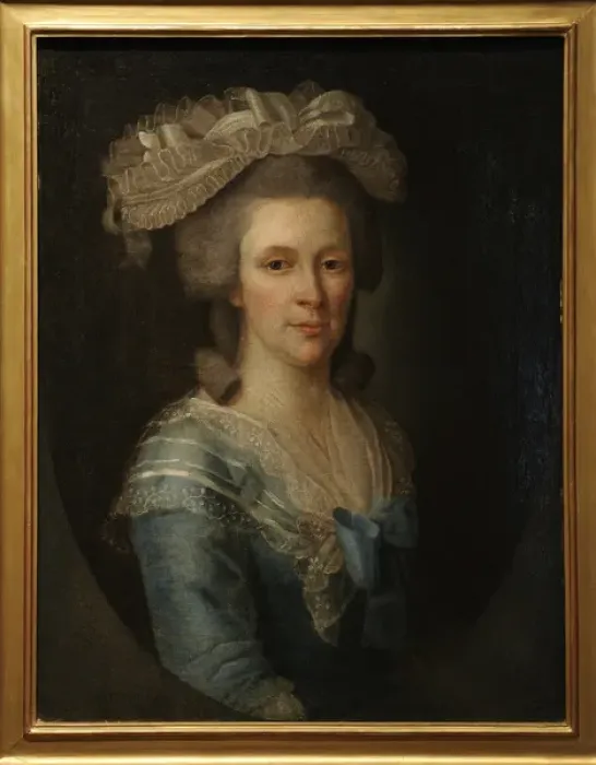 Framed Print : Hartmanis Barizjens Friedrich (1724-1796). Portrait of a Wom Framed Print : Hartmanis Barizjens Friedrich (1724-1796). Portrait of a Wom