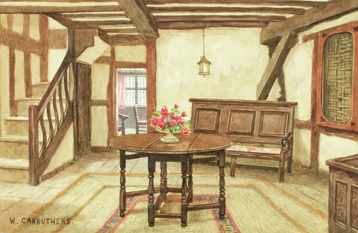 Framed Print : Harvard House, Stratford-upon-Avon, Warwickshire Framed Print : Harvard House, Stratford-upon-Avon, Warwickshire