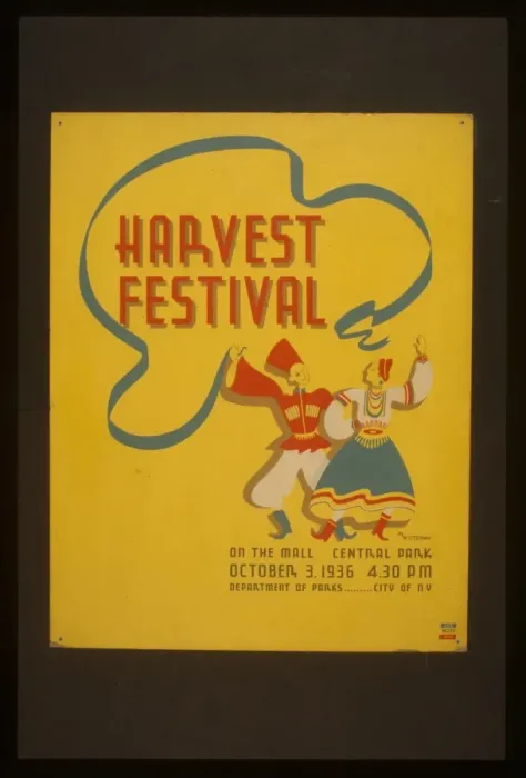 Framed Print : Harvest festival on the mall, Central Park Framed Print : Harvest festival on the mall, Central Park