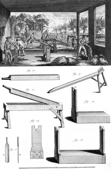 Framed Print : Harvesting Hemp 18th C Framed Print : Harvesting Hemp 18th C