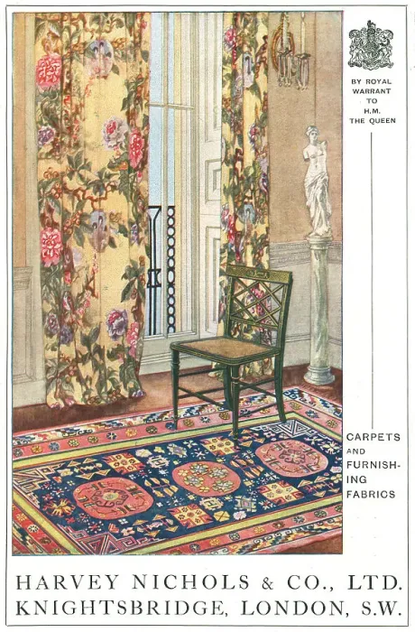 Framed Print : Harvey Nichols and Co Advertisement Framed Print : Harvey Nichols and Co Advertisement