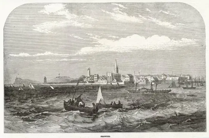 Framed Print : Harwich in 1854 Framed Print : Harwich in 1854