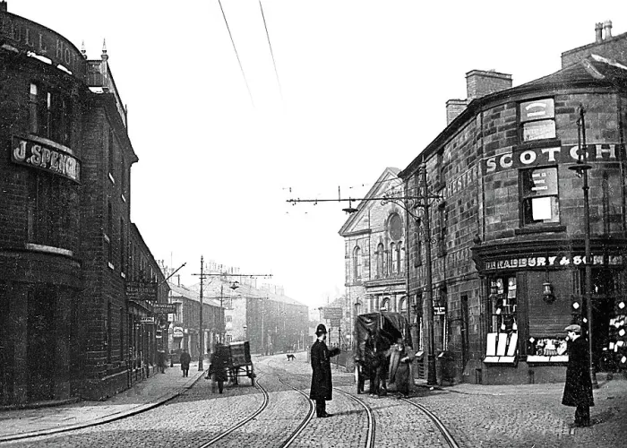 Framed Print : Haslingden, Lancashire, early 1900s Framed Print : Haslingden, Lancashire, early 1900s