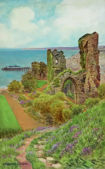 Framed Print : Hastings Castle, Hastings, East Sussex Framed Print : Hastings Castle, Hastings, East Sussex