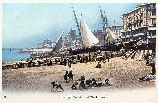 Hastings, Yachts and West Parade