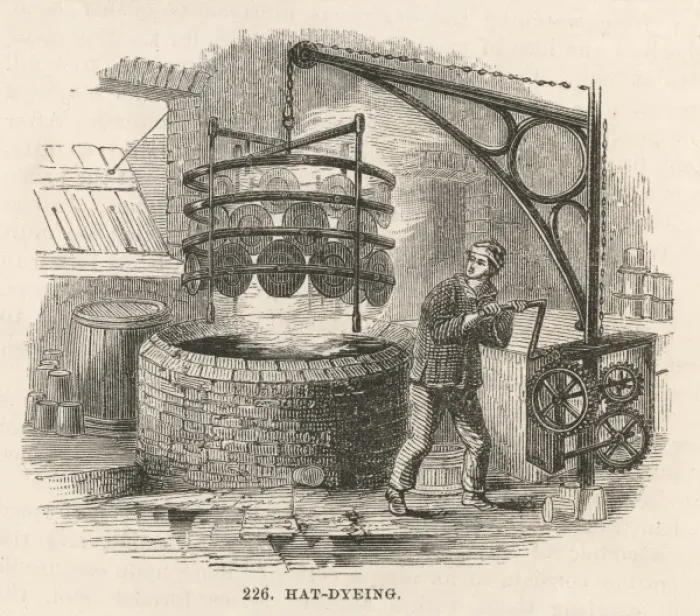 Framed Print : HAT DYEING Framed Print : HAT DYEING