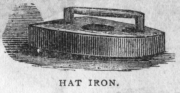 Hat iron, 1888