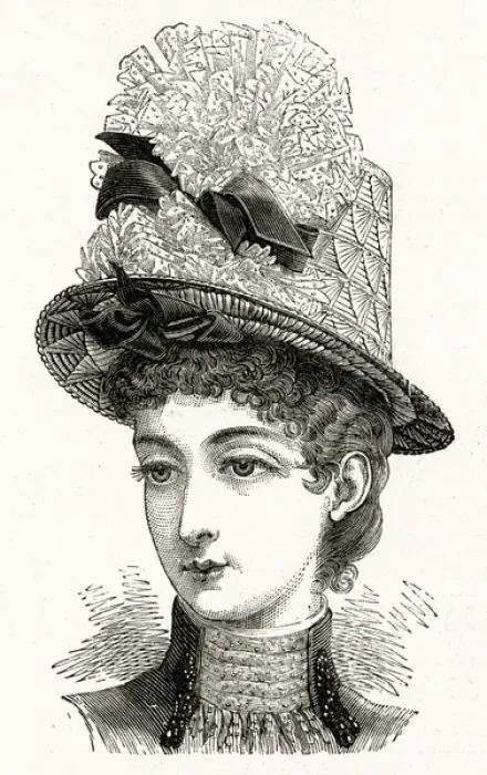 Framed Print : Hat for the seaside 1886 Framed Print : Hat for the seaside 1886