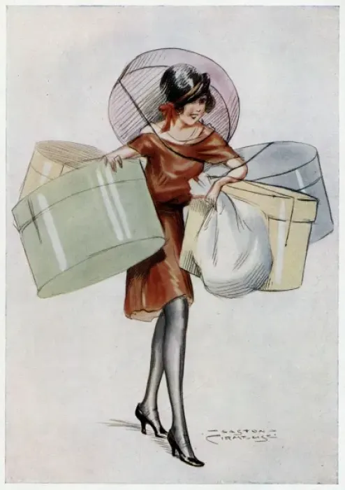 Framed Print : Hat shopping Framed Print : Hat shopping