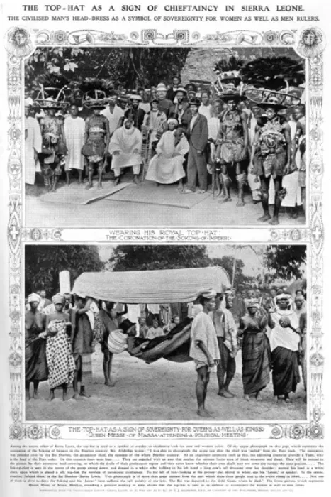 Framed Print : The top hat as a sign of chieftaincy in Sierra Leone Framed Print : The top hat as a sign of chieftaincy in Sierra Leone