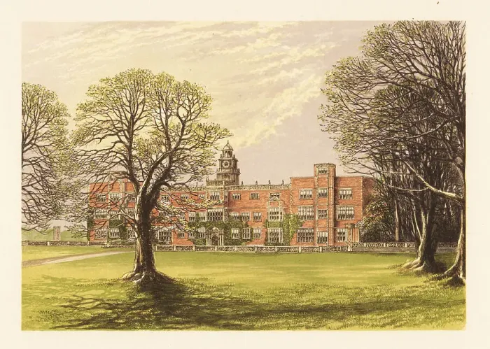 Framed Print : Hatfield House, Herefordshire, England Framed Print : Hatfield House, Herefordshire, England