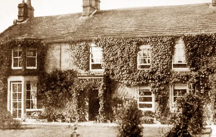 Framed Print : Hathersage Vicarage Victorian period Framed Print : Hathersage Vicarage Victorian period