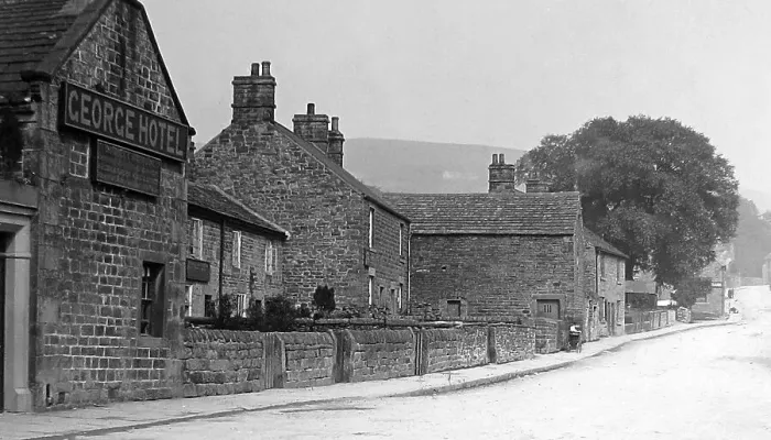 Framed Print : Hathersage Victorian period Framed Print : Hathersage Victorian period