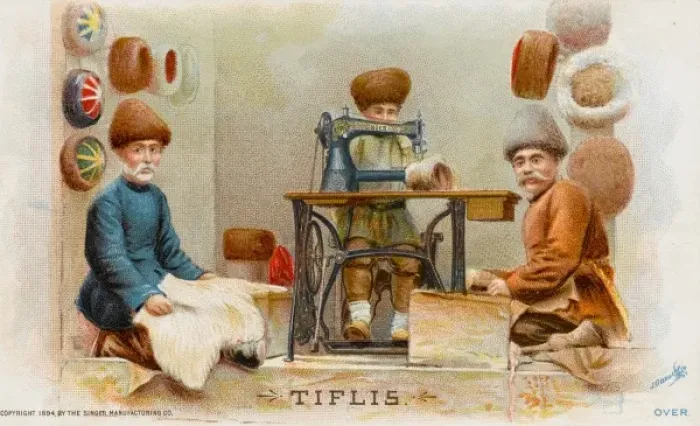 Framed Print : Hatmakers from Georgia using a Singer Sewing Machine Framed Print : Hatmakers from Georgia using a Singer Sewing Machine