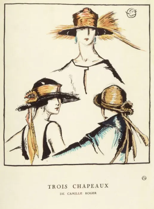 Framed Print : HATS BY CAMILLE ROGER Framed Print : HATS BY CAMILLE ROGER