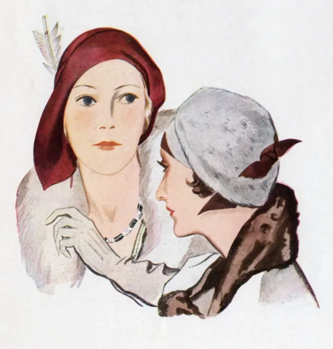 Framed Print : Hats by Rose Valois 1929 Framed Print : Hats by Rose Valois 1929