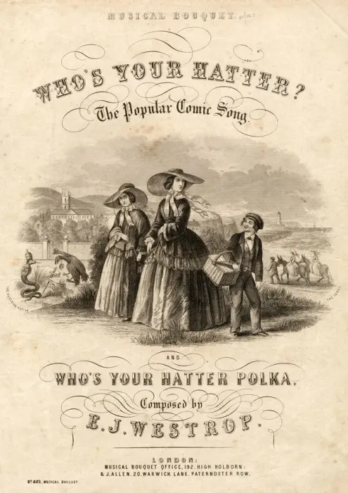 Framed Print : Whose Your Hatter? & Whose Your Hatter Polka by E J Westrop Framed Print : Whose Your Hatter? & Whose Your Hatter Polka by E J Westrop