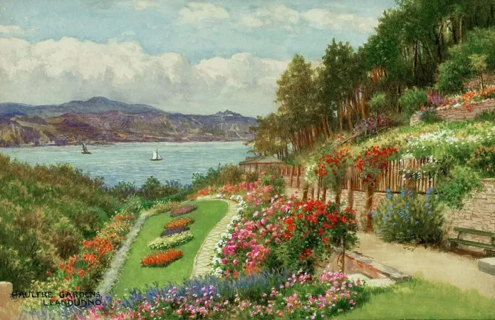 Framed Print : Haulfre Gardens, Llandudno, Conwy, North Wales Framed Print : Haulfre Gardens, Llandudno, Conwy, North Wales