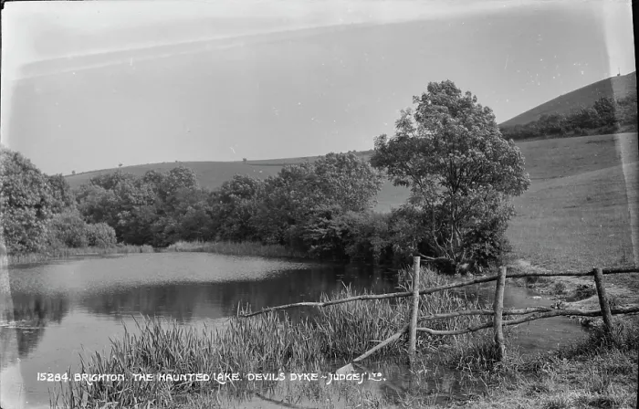 Framed Print : The Haunted Lake at Devil's Dyke Framed Print : The Haunted Lake at Devil's Dyke